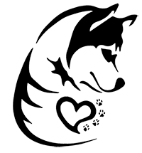 Dragons Heart Kennel Reversed Logo