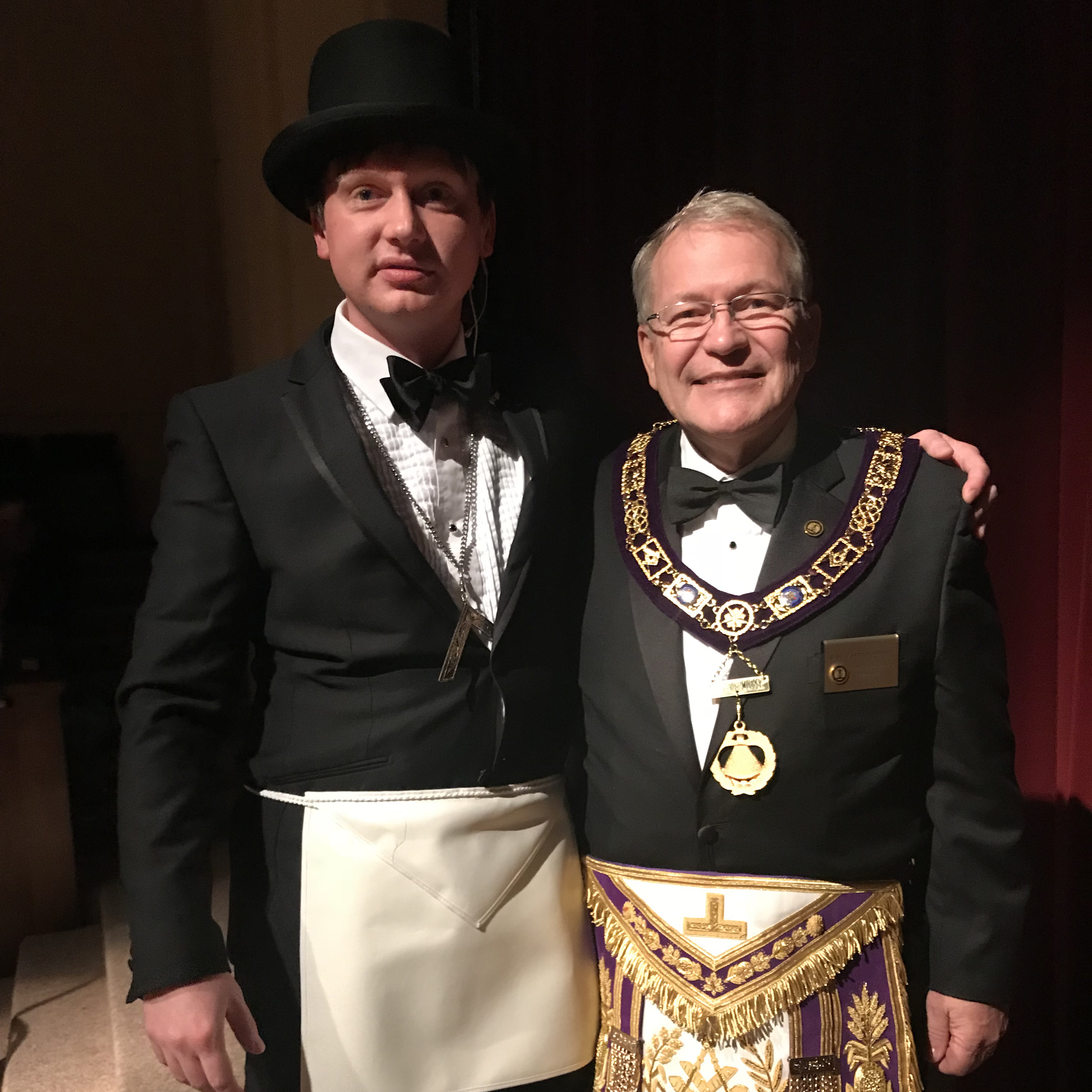 Jake and the Grand Master of Masons in Wisconsin