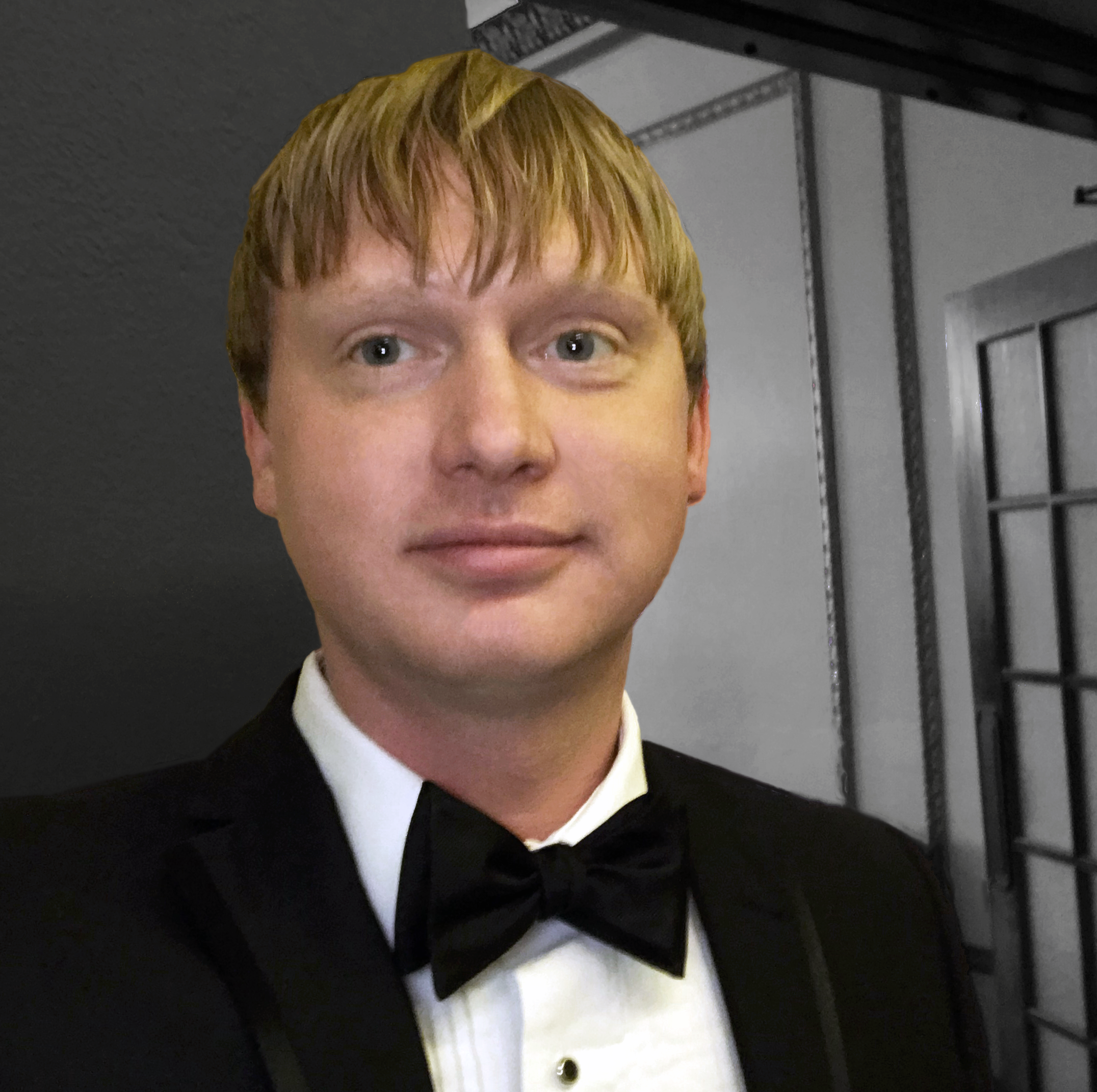 Jake Seever in his tuxedo