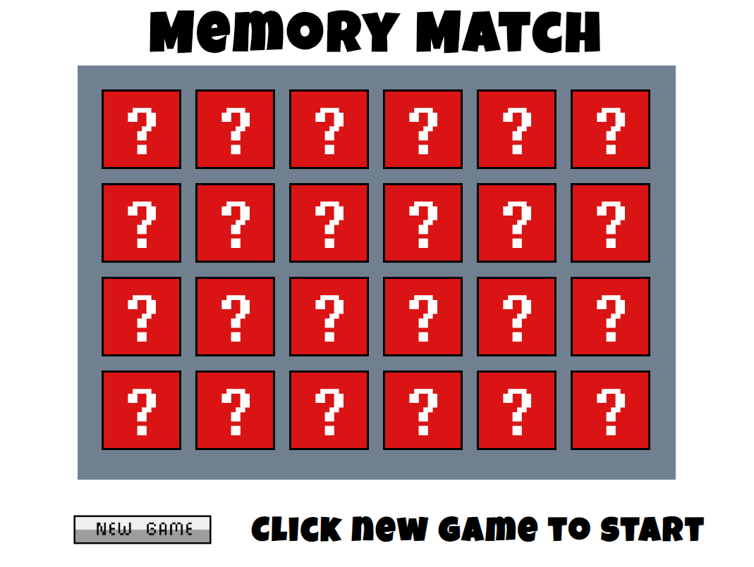 Memory Match game link image